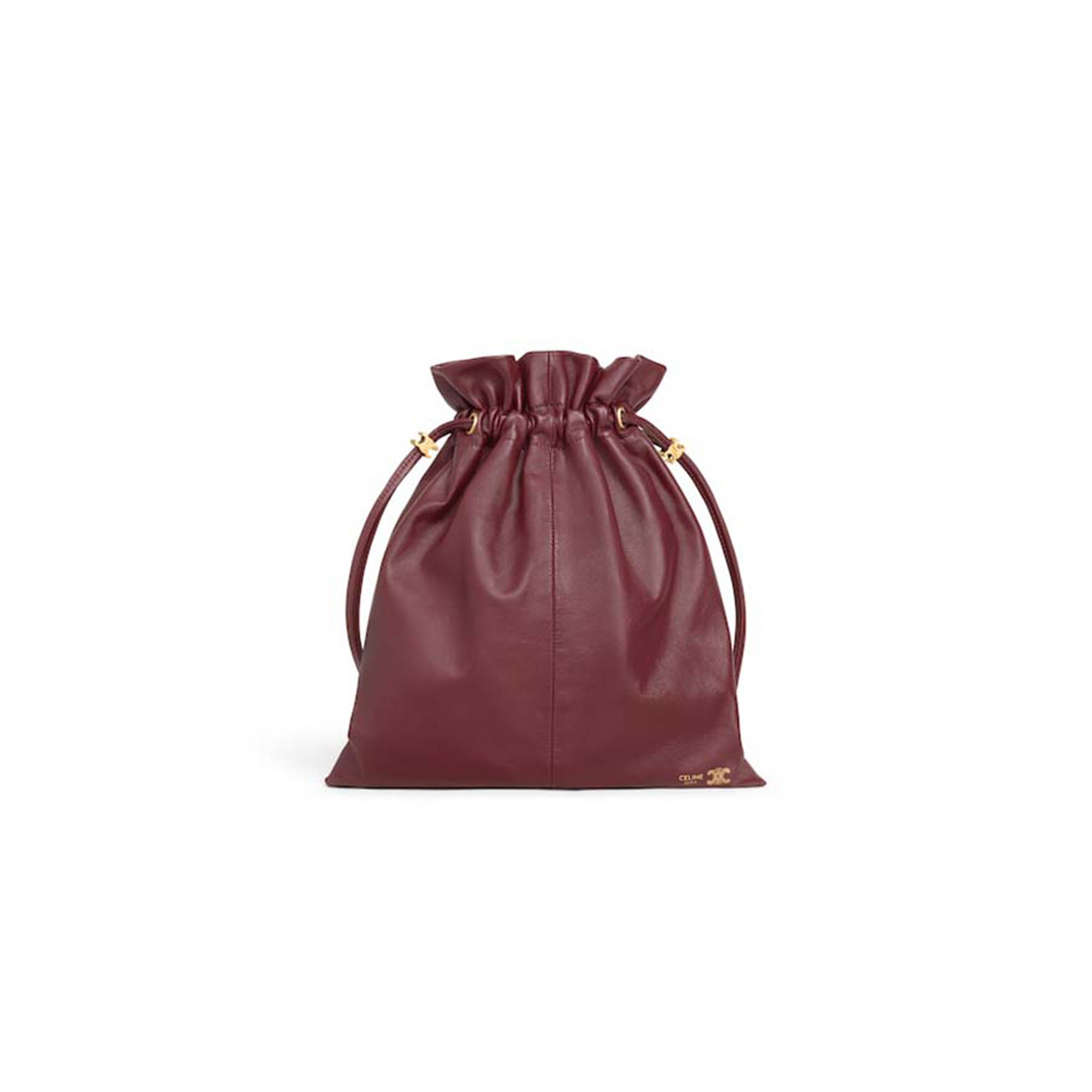 CELINE SMALL CRYSTAL POUCH IN LAMBSKIN 123662J79.28PO (32*29*0.5cm)